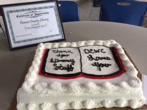 Library cake 2016