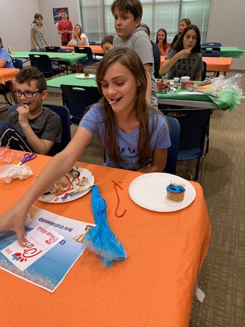 Dawson County Library hosted a book themed decorate a cupcake event in July. The DCWC provided dozens of cupcakes.