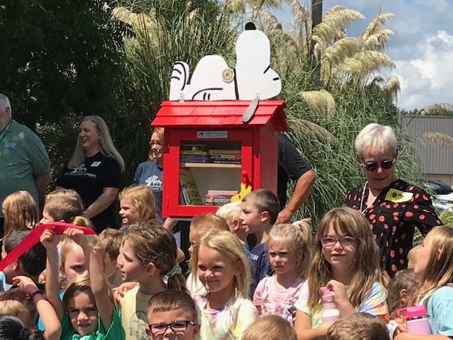 First Graders Little Free Library