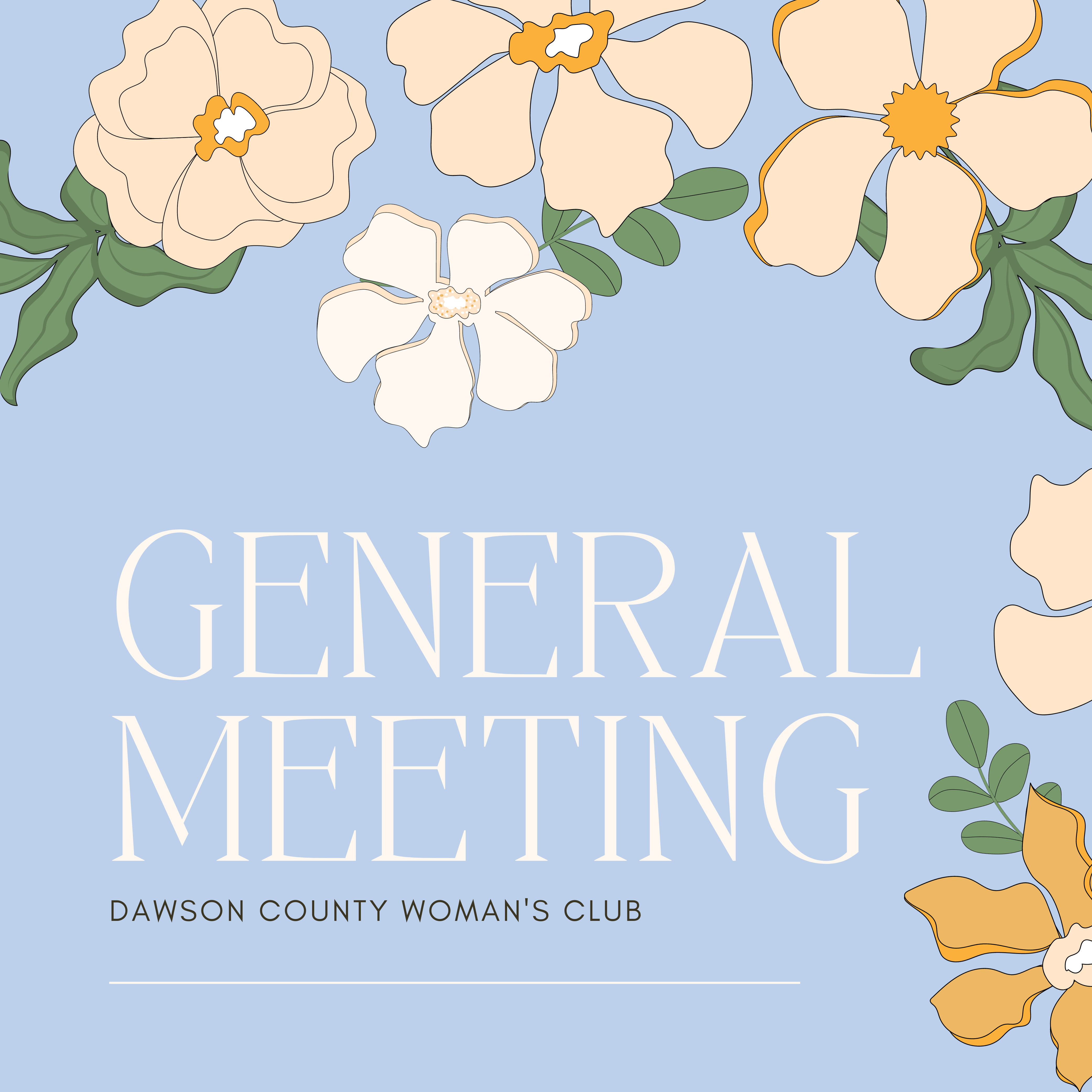 April General Meeting